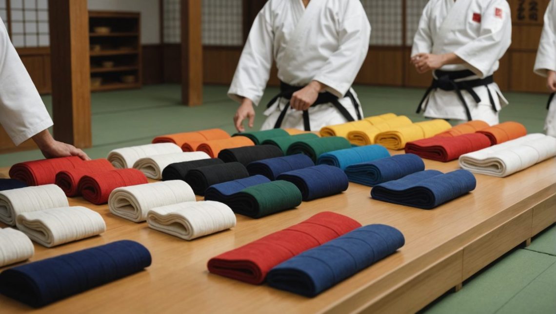 Ceinture Arts Martiaux Double Tour Orange - 280x3.85 Cm - Pour Taekwondo, Karaté, MMA
